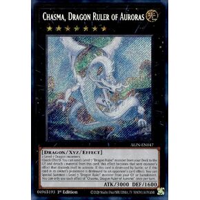 Chasma, Dragon Ruler of Auroras - ALIN-EN047 - Secret Rare - 1st Edition