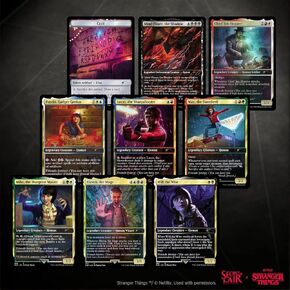 Magic TCG Magic: The Gathering Secret Lair: x Stranger Things foil