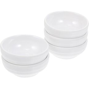 GLEAVI 5Pcs Color Mixing Trays Sauce Bowls for Painting and Sturdy Dish for Student Stationery and Travel Use