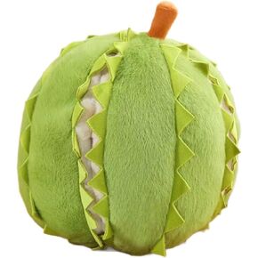 Durian Plush Pillow, Detachable Durian Shape Stuffed Plush,Fruit Durian Stuffed Animal,Cute Durian Plush Toy (11.8 inch)