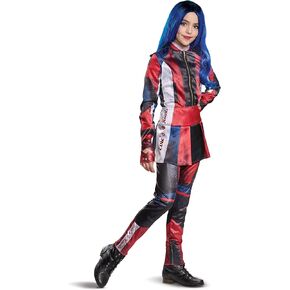 Evie Descendants 3 Deluxe Girls Costume, Official Disney Descendants Costume Jumpsuit