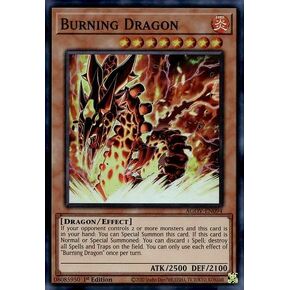 Burning Dragon - AGOV-EN094 - Super Rare - 1st Edition