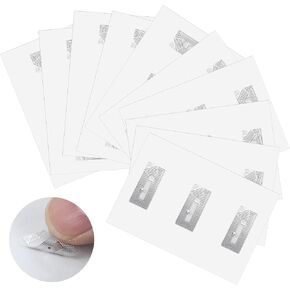 30 Pcs Stickers with NTAG213 Chip, Programmable Tags, Adhesive RFID Sticker Compatible with Tagmo Enabled Smartphones and Devices,Multi-use Rewritable Tags Sticker