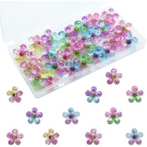 30 Pcs Large Flower Push Pins,Cute Decorative Push Pins for Bulletin Boards/Cork Boards Pink Flower Thumb Tacks for Wall Photos,Posters,Map Pins,Cute Offices Supplies