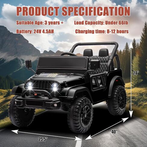 ركوب 24V Postack على سيارة مع التحكم عن بعد ، 1 مقاعد 4WD ركوب البطارية على ألعاب UTV للأولاد الصغار ، مركبة كهربائية على الطريق لقيادة W/Bluetooth ، مصابيح LED ، عجلات إيفا ، الوردي in Kuwait