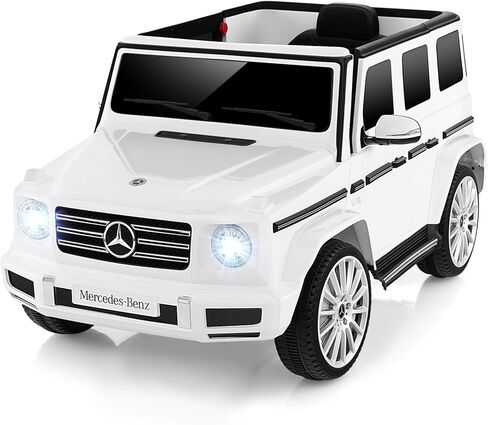 Costzon Ride On Car ، Mercedes-Benz G500 Truck Sucented W/Rocking Mode ، 3 سرعات ، عن بُعد ، قرن ، مصابيح الموسيقى والمصابيح LED ، تعليق الربيع ، بطارية 12 فولت مدعومة 4WD GAGON COLTREN in Kuwait