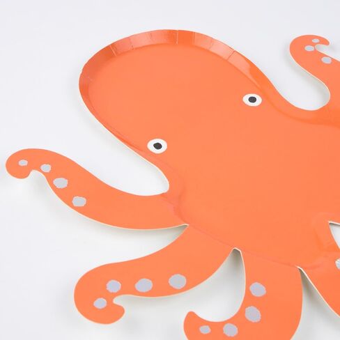 Meri Meri Mermaid Birthday Disposable Plates for Party, Pack of 8 - Under the Sea Plates, Party Decorations in Saudi Arabia