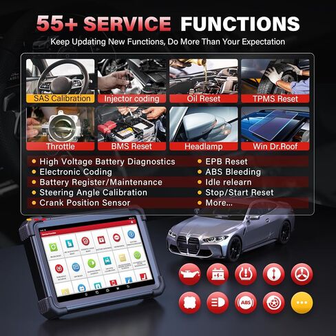 LAUNCH X431 V+ PRO 5.0 Diagnostic Scan Tool, 2024 Elite Global Version, ECU Coding 37+ Reset HD Trucks Scan, All System Diagnostic scanner, VAG Guide AutoAuth FCA SGW, CANFD DOIP 2 Yrs Free Update in Saudi Arabia