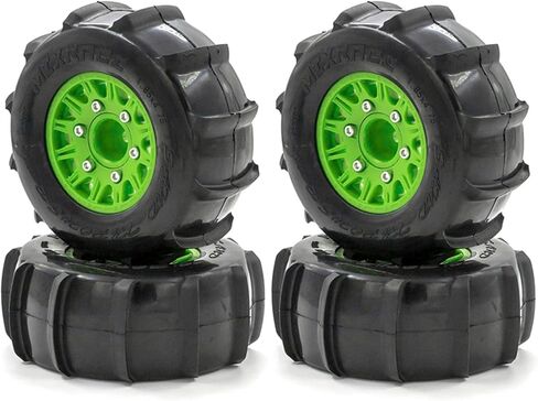 RC Paddle Tyres Off Road Snow Sand Paddle Tyres 4pcs Replment for 1/10 Short-Course Truck 727 K1 RC CAR in Saudi Arabia