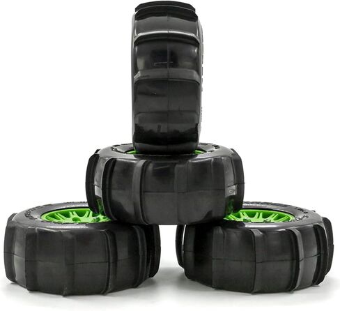 RC Paddle Tyres Off Road Snow Sand Paddle Tyres 4pcs Replment for 1/10 Short-Course Truck 727 K1 RC CAR in Saudi Arabia