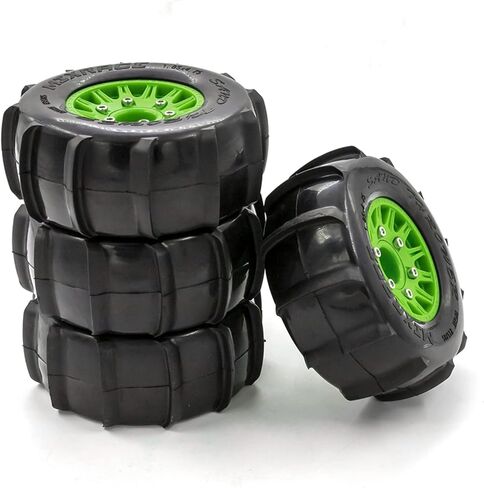 RC Paddle Tyres Off Road Snow Sand Paddle Tyres 4pcs Replment for 1/10 Short-Course Truck 727 K1 RC CAR in Saudi Arabia