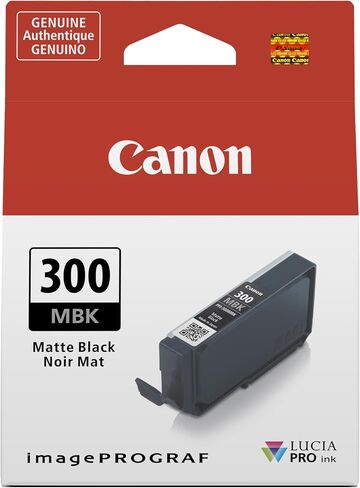 Canon PFI-300 Lucia PRO Ink, Matte Black, Compatible to imagePROGRAF PRO-300 Printer, Standard (4192C002) in Saudi Arabia