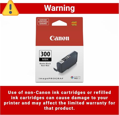 Canon PFI-300 Lucia PRO Ink, Matte Black, Compatible to imagePROGRAF PRO-300 Printer, Standard (4192C002) in Saudi Arabia