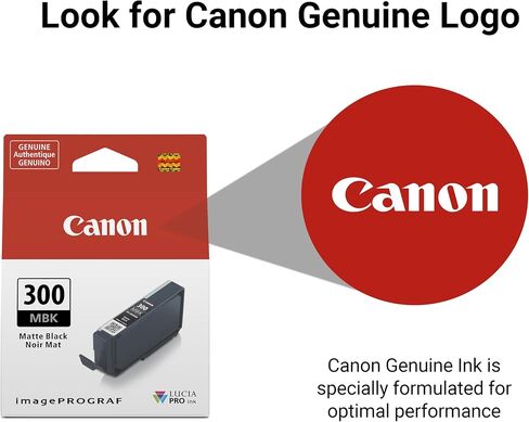 Canon PFI-300 Lucia PRO Ink, Matte Black, Compatible to imagePROGRAF PRO-300 Printer, Standard (4192C002) in Saudi Arabia