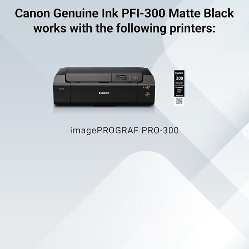 Canon PFI-300 Lucia PRO Ink, Matte Black, Compatible to imagePROGRAF PRO-300 Printer, Standard (4192C002) in Saudi Arabia