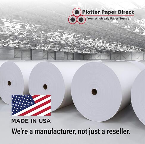 Plotter Paper Direct Premium Polyester Matte Canvas Roll, Quick Dry, Wide Format Inkjet Printer Compatible, Perfect for Fine Art, Photography, Archival Quality Prints. (17"x40' 280gsm Polyester) in Kuwait