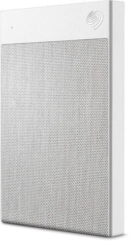 Seagate Backup Plus Ultra Touch, 1 TB, USB-C + USB 3.0 Portable External Hard Drive, White, 4 mo Adobe Creative Cloud Photography Plan and Two-yr Rescue Services (STHH1000402) in Saudi Arabia