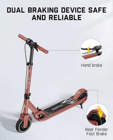 FanttikRide T9 Electric Scooter for Kids 4.3-5.6 ft, 7/10/12 MPH, LED Battery Level, Height Adjustable and Foldable, Electric Scooter for Kids, for Teenager, Up to 40 mins in Saudi Arabia