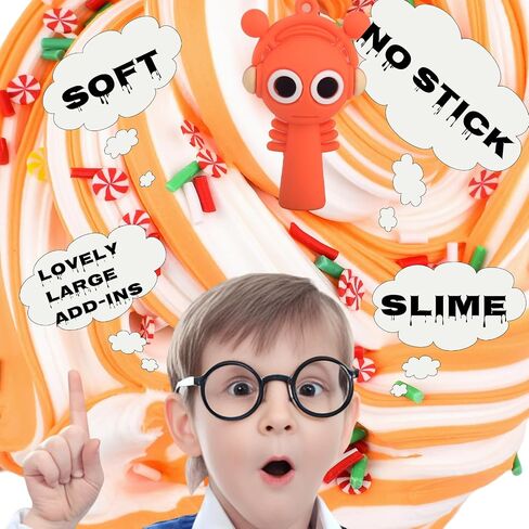 Sprunki Butter Slime - Sprunki كبير إضافة سحر INS و DIY Premium DIY Scated Peach For Boys & Girls ، الأعمار من 4 إلى 12 - حفلات الحفلات in Kuwait