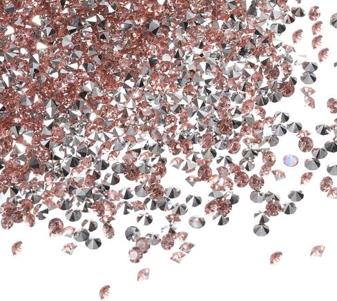 PATIKIL 14000Pcs Wedding Table Scatter Confetti Crystals 3mm Acrylic Diamonds Vase Fillers Gems for Table Centerpiece Decorations Bridal Shower Party, Silver, Blue in Saudi Arabia