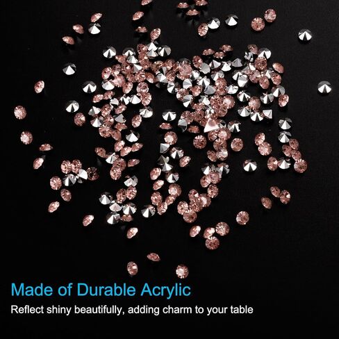PATIKIL 14000Pcs Wedding Table Scatter Confetti Crystals 3mm Acrylic Diamonds Vase Fillers Gems for Table Centerpiece Decorations Bridal Shower Party, Silver, Blue in Saudi Arabia