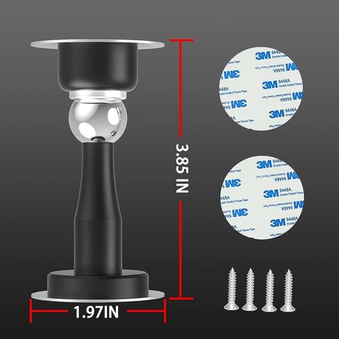 Magnetic Door Stop for RV, Camper, Trailer, Motorhome, Heavy Duty RV Door Latch with Extended Length and Super Strong Magnetic Force (1-Pack(Black)) in Saudi Arabia