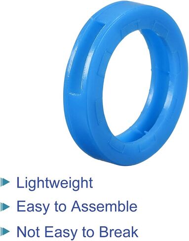 PATIKIL Key Cap Cover Rings, 20Pcs 24mm Keys Identifier Coding Tags Silicone Sleeve for Office House Apartment Blue in Saudi Arabia