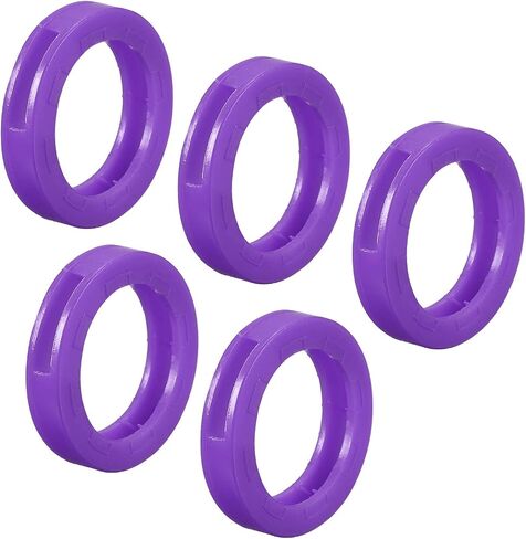 PATIKIL Key Cap Cover Rings, 20Pcs 24mm Keys Identifier Coding Tags Silicone Sleeve for Office House Apartment Blue in Saudi Arabia