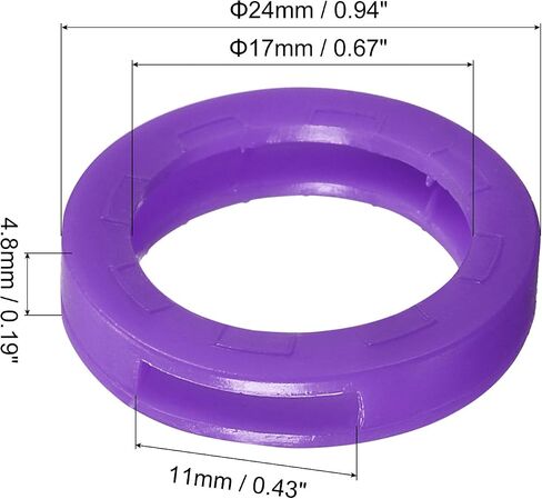 PATIKIL Key Cap Cover Rings, 20Pcs 24mm Keys Identifier Coding Tags Silicone Sleeve for Office House Apartment Blue in Saudi Arabia