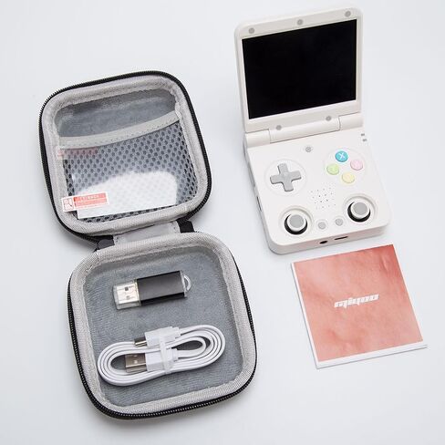 Miyoo Flip Surwish OS Handheld Game Console, LITNXT Retro Game Console Portable Retro Arcade Gaming System with Screen Protector, Birthday Xmas Gift for Adults in Saudi Arabia