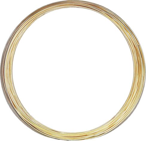 16 مقياس ، نصف الجولة ، نصف صلبة ، 14/20 سلك مملوء بالذهب الأصفر - 1 قدم - لفن المجوهرات من Wizart in Kuwait