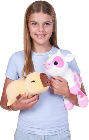 Cow Clover Gigi by Zuru ، صغير ، 1.65 رطلاً ، فخور مرجح محبب ، حيوان سليم نوم ، حيوان محشو (بقرة) in Kuwait