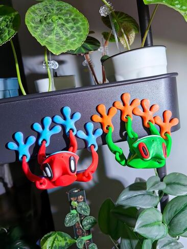 ثلاثية الأبعاد المطبوعة المغناطيسية ، التماثيل ثلاثية الأبعاد ، الضفدع المزيف ، الحيوانات المطبوعة ثلاثية الأبعاد المفصلية ، تململ ثلاثية المطبوعة لديكور مغناطيس الثلاجة ، ديكور مراقبة الكمبيوتر (أخضر 15 سم) in Kuwait