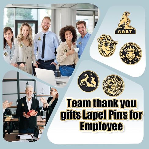 Quelay 50 Set Employee of The Month Lapel Pins 3/4 Inch Outstanding Employee Appreciation Pin Bulk with Cards & Bag Recognition Xcellence Service Motivational Brooches for Teacher Staff in Saudi Arabia