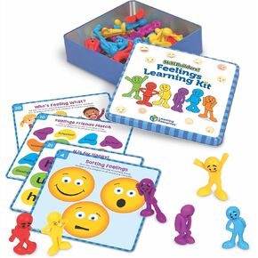 Learning Resources Skill Builders Feelings Learning Kit, Social Emotional Learning Activities, Social Skills Activities for Kids, Talking Flash Cards for Toddlers, Toddler Toy, Homeschool Supplies