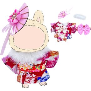 Clothes for 17cm Dolls, Accessories for Doll, Cute Colorful Outfit Suitable for 6.7inch Doll Soft Clothing Replacement