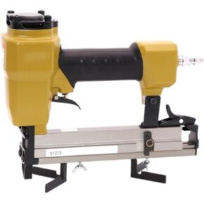 Pneumatic Upholstery Stapler Heavy-Duty Pneumatic Angle Nail Gun Power Tool Nail Gun Frame Fixed Line Angle Nailer Pneumatic Nail Angle Gun V-Type Nail Gun