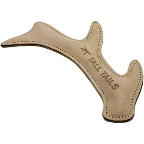 Tall Tails Dog Natural Leather Antler Fetch Toy for Dogs