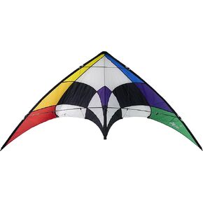 Alpha+ Stunt Kites - Dyneema Lines Included (Rainbow)