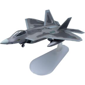 F-22 Raptor Fighter Attack Airplane Model 1/100 Military Aircraft Diecast Models