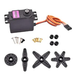 2/4pcs MG946R Analog Servo Motor Half All Metal Gear 55g High Torque 13Kg Upgrade MG945 for RC Robot Truck Car Boat Helicopter(All Metal -180,2PCS)