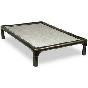 Kuranda Chewproof Dog Bed - Walnut PVC - 40 "× 25" - Sunsure Textilene - Sierra