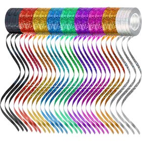 48 Rolls Curling Ribbon Balloon Curling Ribbons Set, Veemeio 16 Colors 3/16 Inch x 11 Yards Ribbons Bows for DIY Decor Crafts Gift Wrapping Party Festival Flower Florist
