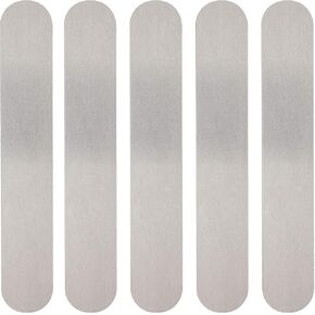 ImpressArt - Bracelet Metal Stamping Blanks for DIY Jewelry Making and Art Crafts (Aluminum, 1" x 6", Pack of 5)