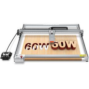 LASER TREE 60W (60000mW) Output Laser Engraver, 35 * 37 Inch Laser Engraving Machine with Air Assist, Switchable Diode Laser Cutter Engraver for Cutting Engraver for Wood Metal Acrylic, Class 4