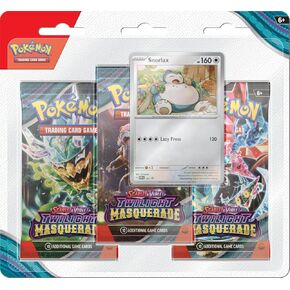 Pokemon TCG: SV6 Twilight Masquerade 3Pk Blister - Snorlax
