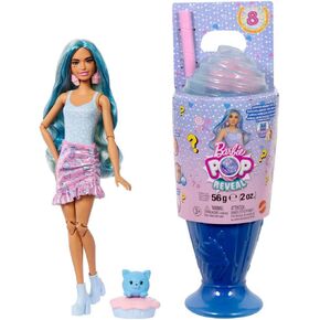 Barbie Pop Reveal Series Fashion Doll & Accessories Set, Treat Series, Donut Dreams Theme with Pet, 8 Surprises Include Color Change
