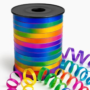 GIFTEXPRESS 500 Yards Solid Rainbow Curling Ribbon/Balloon Ribbon/Balloon Strings/Gift Wrapping Ribbons/Holiday Gift Supplies