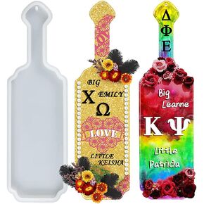 Autone Paddle Resin Mold Greek Paddle Silicone Casting Mold for Gifts Painting Arts Crafts Tray and Home Decoration