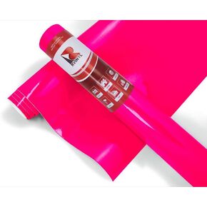 ORACAL 6510 Series Fluorescent Cast Film in Yellow 029-12" x 5ft - Gloss Finish High Visibility Thick Vinyl for Graphics, Decals and Signage